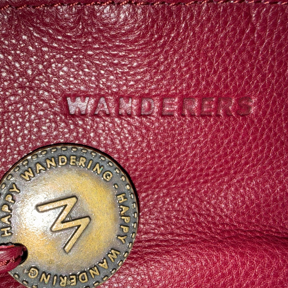 Women's Burgundy Leather Wallet - Picture 12 of 14